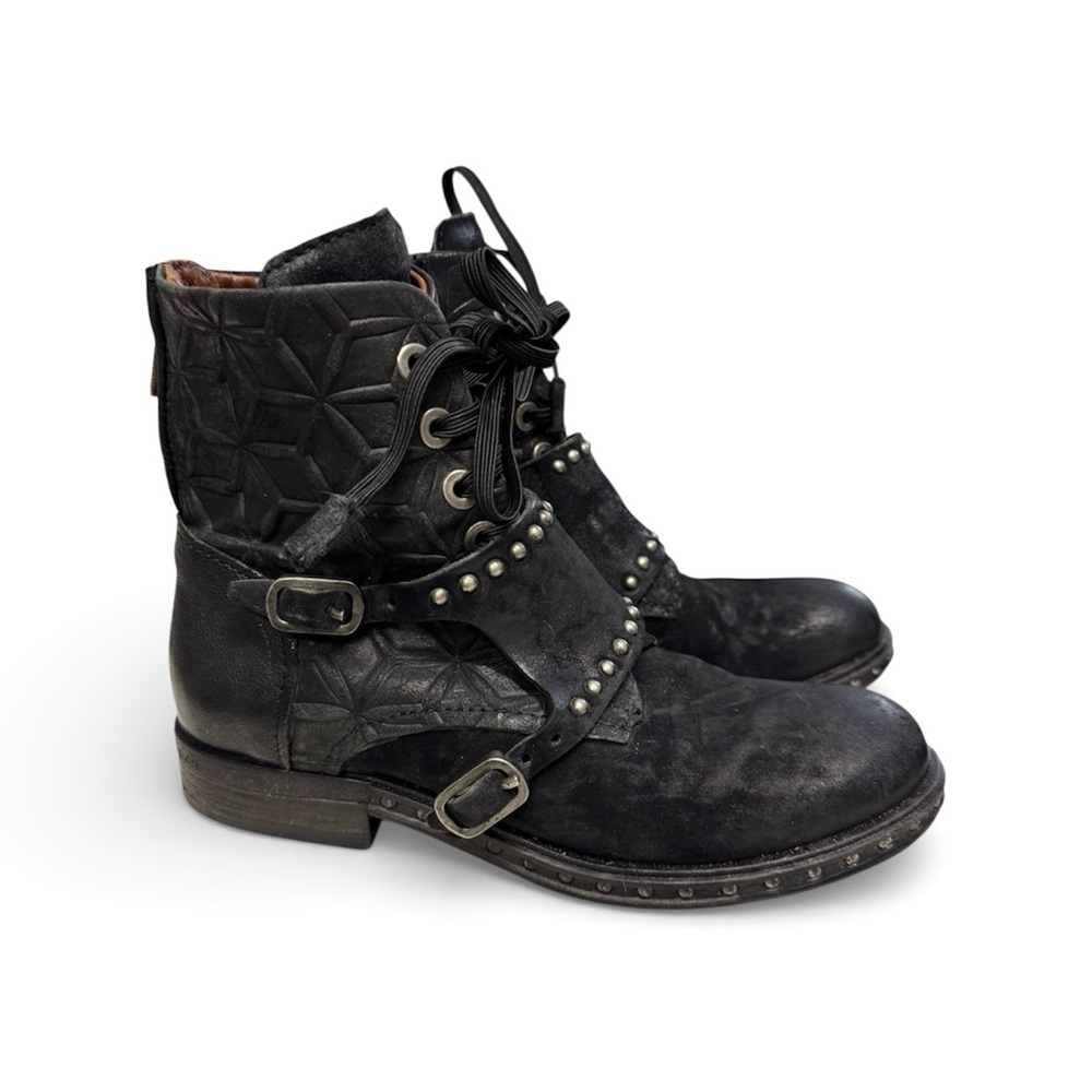 A.S.98 Airstep Biker Boots Size 37